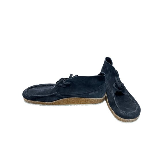 Birkenstock mens black Suede Moccasin Chukka Boots Size 46/12 SKU 9097 - Picture 2 of 12